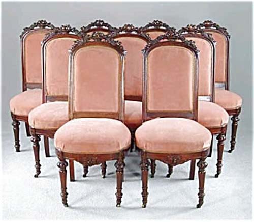 Victorian Walnut Dining Chairs