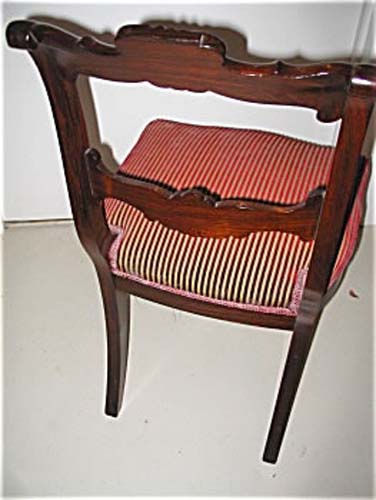 Victorian Rococo Revival Rosewood Side Chair