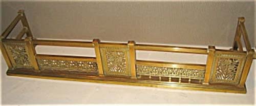 Victorian Aesthetic Brass Fender SOLD