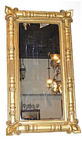 Mirror: Antique American Gilt Classical