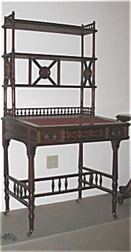 Victorian Desk/Etagare Attrib To Herter Bros