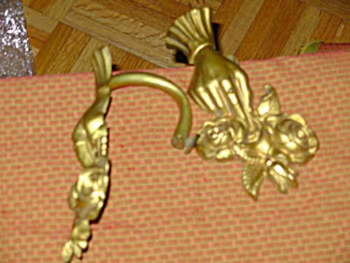 Tie Backs, Pr Victorian Brass
