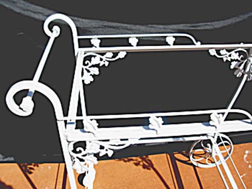 Woodard Orleans Wrought Iron Tea Cart SOLD