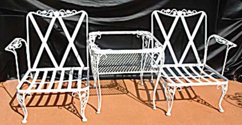 Woodard Wrought Iron Patio Set Sold, Vintage Woodard Wrought Iron Patio Chairs
