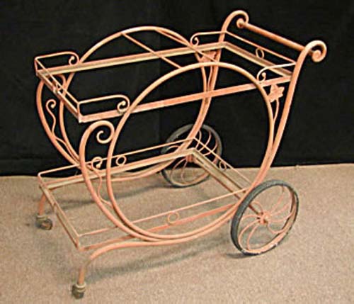 Salterini  Wrought Iron Tea Cart SOLD