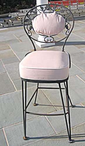 Pr Woodard Chantilly Rose Bar Stools SOLD