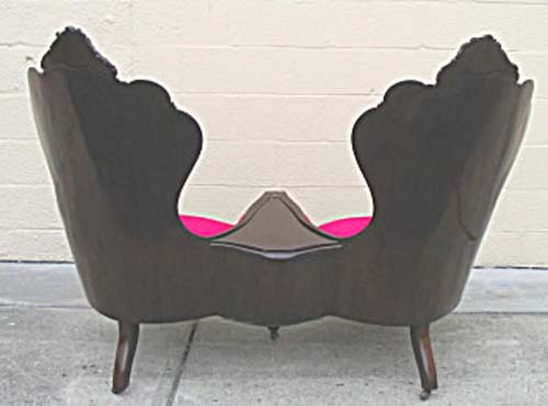 Settee:Belter Laminated Double Chair Loveseat