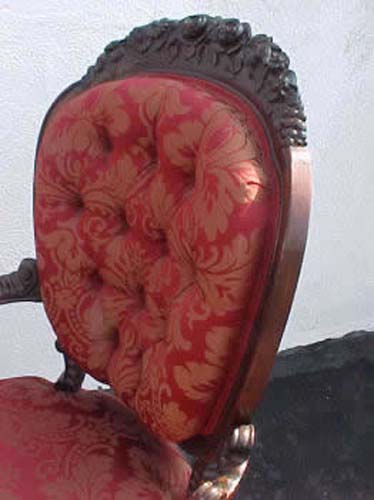 Victorian Rococo Rosewood Gents Chair