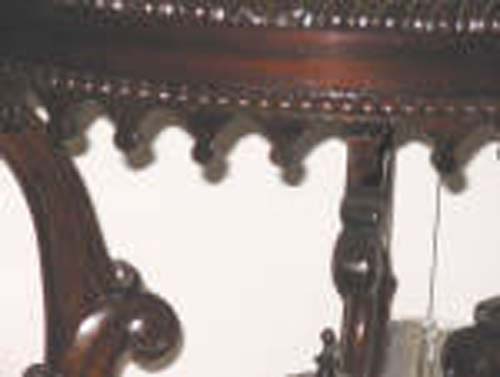 Table:Rosewood Gothic/Rococo Revival Table SOLD